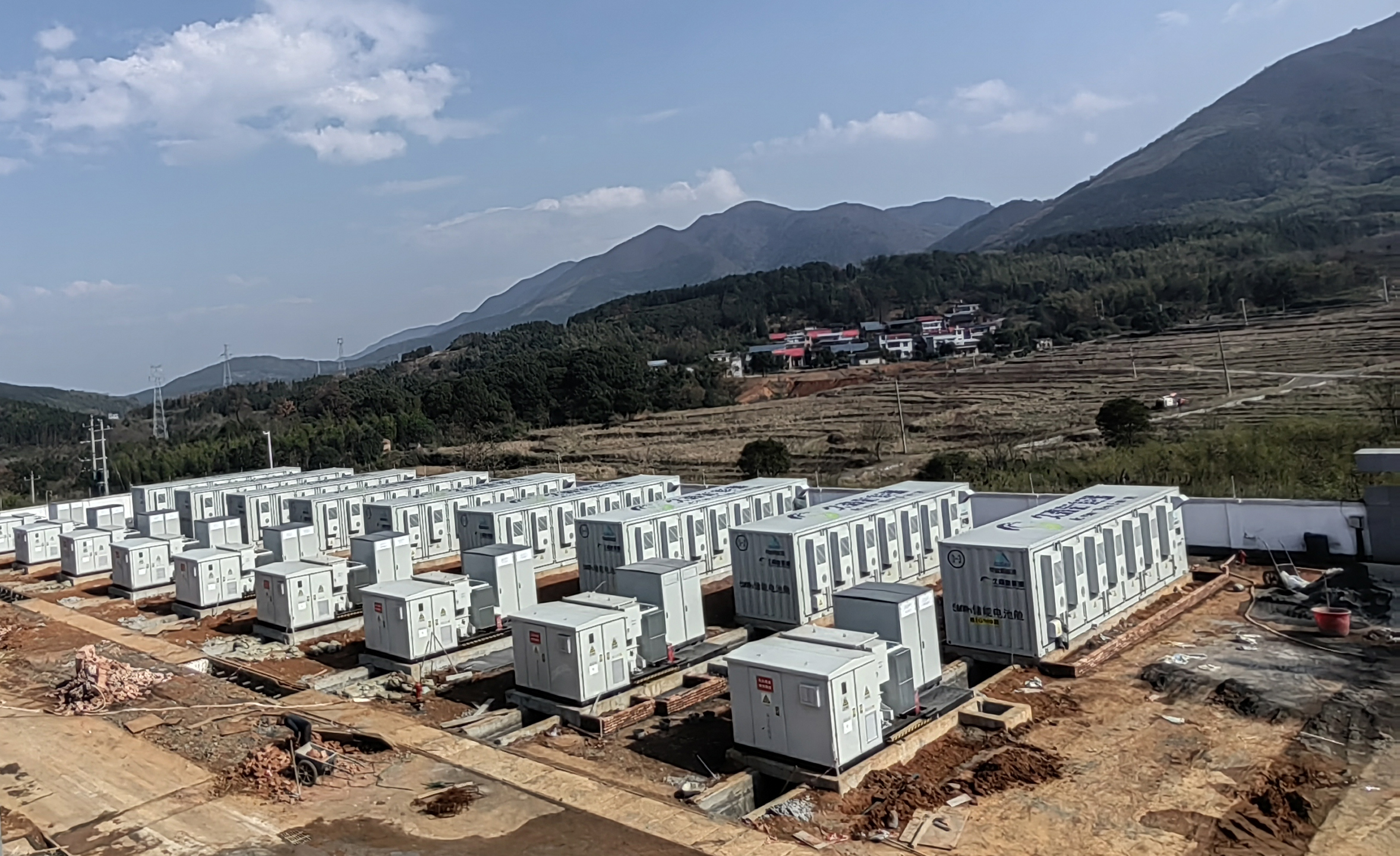 Wind power + Energy storage! Joysun 22.5MW/45MWh air-cooled energy storage power station is under construction