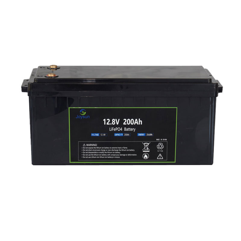 LFP 12.8V 200Ah 2560Wh LiFePO4 Battery Built-in BMS